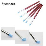 GUAngqi 5pcs Silicone Cake Decorating Pen Set Icing Cupcake Sugarcraft DIY Tools N4