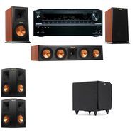 Klipsch RP-160M-CH Monitor Speaker 5.1 SDS12 Onkyo TX-NR646