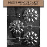 Dress My Cupcake Chocolate Candy Mold, Large Daisy Lollipop