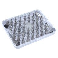 Number-One Premium Stainless Steel Cake Decorating Tips Set Reusable Dessert Icing Tips Baking Tools - Set of... N6