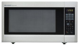 Sharp Countertop Microwave Oven ZR651ZS 2.2 cu. ft. 1200W Stainless Steel with Sensor Cooking N12