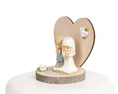 Precious Moments Rustic Wedding Cake Topper N3