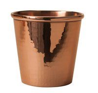 Sertodo Apa Cups, set of 4, Hammered Copper, 18 fluid ounces N9