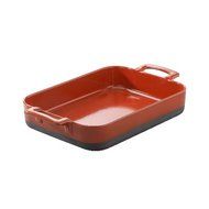 Revol 635285 Eclipse Roasting Dish, Pepper Red