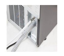 Whynter UIM-502SS Built-In/Freestanding 50 lb Capacity Clear Ice Cube Maker, Stainless Steel/Black N7