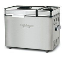 Cuisinart 680 Watt Convection 2 Pound Breadmaker, 16 Preset Menu Options, and Audible Tones with a 12-Hour Delay-Start...