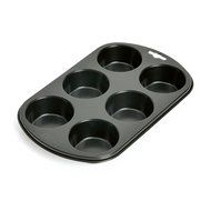 Kaiser 646244 Maxi-Muffin Pan "Creativ" 13.39X8.5X1.57In, Black