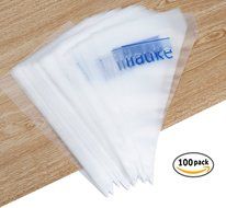 ilauke Thickened 100PCS Pastry Bags Disposable for Cake / Cupcake Decorating Piping Icing Bags N7