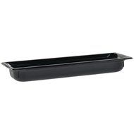 Vollrath 8052420 Super Pan 1/2 Size Plastic Steam Table Pan 2.5"D , Low Temperature, Black
