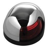 Attwood Quasar 2-Mile Deck Mount, Red Sidelight - 12V - HIPP/Chrome Housing w/Black Base consumer electronics