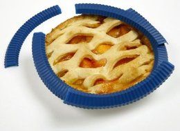 Cherry Queen Norpro Silicone Pie Crust Shield 5 Pcs Set Heat Resistant Oven Safe - 3275 N2