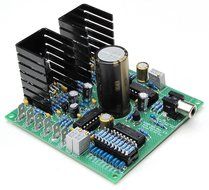 Audio Bi-Amplifier Kit, 100w, High Fidelity, with 2-way Linkwitz-Riley Crossover N2