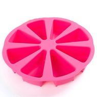 Silicone 8 Slices Cavity Portion Cake Mold Scottish Scone &amp; Cornbread Pan Slices Pastry Pan Pizza Slices Pan