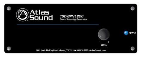 Atlas Sound TSDGPN1200 Sound Masking Generator Amplifier N2