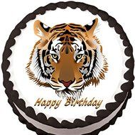 Tiger Edible Cake Topper N3
