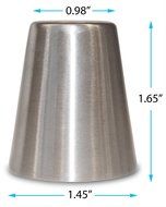 Angie Madison 29PCS/SET Cake Decorating Tips - Russian Piping Tips &amp; Bag Set&ndash;23 EXTRA LARGE Stainless Steel Nozzles... N7