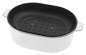 Chef's Design 13-1/2-Quart Covered Oval Roaster with Nonstick Interior N2