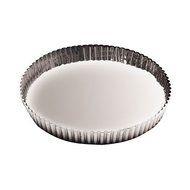 Paderno World Cuisine 10.25 Inch Fluted Non-Stick Tart Mold with Removable Bottom