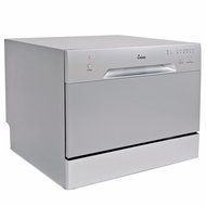 Kissemoji Countertop Dishwasher Silver Portable Compact Energy Star Apartment Dish Washer N2