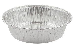Foil Disposable 4-2/8" Mini Pot Pie, Food, Mini Tart Pans, Mini Pie Pans with Plastic Lids, 1 Pack 20 Sets. N3