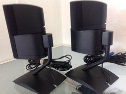 BOSE DESKTOP DOUBLE CUBE SPEAKER W/STAND &amp; WIRE black 2 each N2