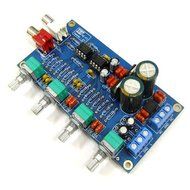 DROK&reg; NE5532 Preamp Volume Control Board 10 Times Pre-amp A51 Treble mediant Bass Low Noise OPA Digital Controller N5