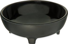 Carlisle 087803 Melamine Molcajete Ramekin, 8-oz. Capacity, 1.63 x 4.50", Black (Case of 48) N3
