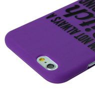 iPhone 6S Case,iPhone 6 Case (4.7") - Candy Color Kidding Words Series Slim Fit Shock-absorption Full Edge Protective... N26