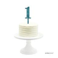 Andaz Press 5th Birthday and Anniversary Acrylic Cake Toppers, Pink Glitter, Number 5, 1-Pack N70