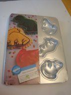 Wilton Mini Dinosaurs Muffin Treats Cupcake Pan Mold (2105-9331, 1993) ~ 6 Cavity ~ Retired Collectible N2