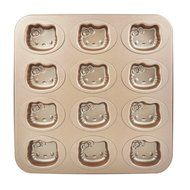 BETOP HOUSE 12-Cup Creative Mini Kitty Cake Muffin Non-stick Baking Mold Pan