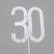 Hundred Decorative Rhinestone Cake Topper N20