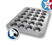 Chicago Metallic 43395 Strawberry Shortcake Pan - 17.88x25.88, (24)6-oz Capacity, Aluminized Steel, Glazed, Each