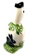 Collectible Baking Essential: Polish Pottery Pie Bird Vent Whistle Funnel Chimney - For Venting 2-Crust Pies (... N12