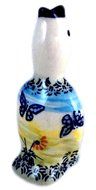 Collectible Baking Essential: Polish Pottery Pie Bird Vent Whistle Funnel Chimney - For Venting 2-Crust Pies (... N15