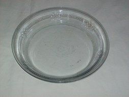 1940s-1950s Vintage Fire King Sapphire Blue "Philbe" Glass Pie Plate 8 3/8 x 1 1/2"