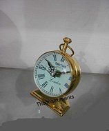 Vintage Nautical Roman Counter Table Top Full Brass Clock A Home Decor Item N2