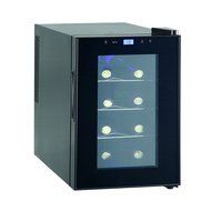 SMAD 8 Bottle LCD display Thermoelectric Wine Cooler,Black N2