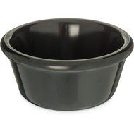 Carlisle S28603 6 Oz. Black Smooth Melamine Ramekin - Dozen