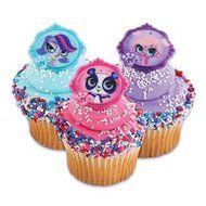 Littlest Pet Shop Cupcake Rings - 24 pcs