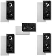Polk Surround System:2 Pairs of 265ls, One 255cls In-wall Front(bundle of 5 Speakers)