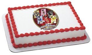 Power Rangers Mega Force Edible Cake Image Topper