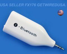 TURN ANY HOME RADIO RECEIVER WITH A 3.5MM 1/8'' HEADPHONE MIC MINI JACK into A BLUETOOTH WIRELESS MUSIC ADAPTER... N7