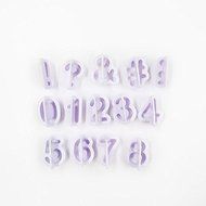 Anyana 40pcs set Letters &amp; Number Plastic Cookie Cutter Cake Mould Tool Kitchen Tool Sugar Paste Baking Mould... N4
