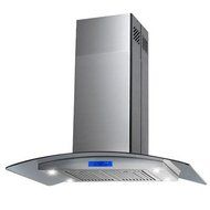 AKDY 30'' 400 CFM Convertible Island Range Hood N8