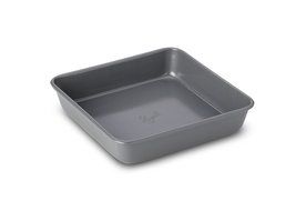 Emeril J0915264 Nonstick Dishwasher Safe Bakeware Square Cake Pan, 9-Inch, Gray