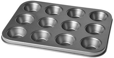 Chloe's Kitchen 201-103 Muffin Mini 12-Cavity Pan, Non-Stick