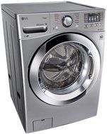 LG WM3670HVA 4.5 Cu. Ft. Graphite Steel With Steam Cycle Front Load Washer - Energy Star