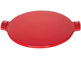 Flame Top Pizza Stone Color: Red