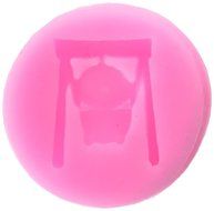 Longzang Swing Baby Fondant Silicone Sugar Craft Mold, Mini, Pink